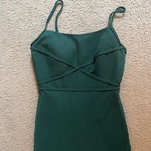 Azazie Dark Green bridesmaid dress